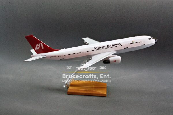 Model of A300 Indian Airlines with detailed craftsmanship.